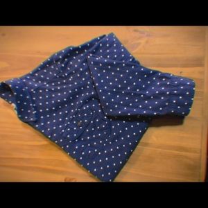Croft & Barrow polka dot button up shirt